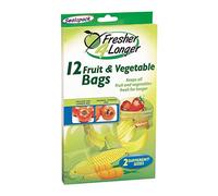 Sealapack Fresh For longer Fruit & Veg Bags 12 Pk, Green