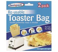 Sealapack Re-usable Toaster Bags Pack 2