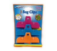 Sealapack SAP1069, 3PC LARGE BAG CLIPS - KITCHEN STORAGE FOOD FRESH FREEZER FRIDGE PLASTIC SEAL NEW, Clear, 18.0 cm*12.5 cm*2.5 cm