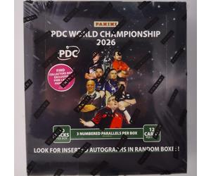 Sealed Box Panini PDC World Championship Darts 2026 Trading Cards Collectors Box