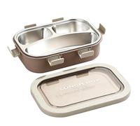 Sealed Meal Container With 3 Divided Compartments And Sturdy Metal Frame | Sealed Meal Container With 3 Divided Compartments And Sturdy Metal Frame Suits Cold Packed Lunches And Simple Meals