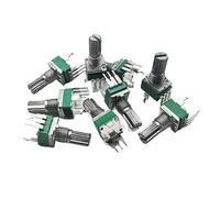 Sealed RK097N Single Vertical Potentiometer B50K B100K-B1M A10K A20K A0K A100K-A1M Handle 15mm 50Pcs(B5K)