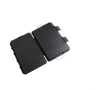 Sealed Safety Case Toolbox Airtight Waterproof Tool Box with Pre-Cut Foam, Shockproof Lockable Instrument Dry Case for Hardware Cameras Outdoor Tra(Black)