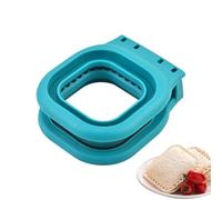 Sealed Sandwich Maker, Square Sandwich Press, Sandwich Sealing Tool, Bread Cutter and Sealer, Fun Sandwich Shapes, Compact Sandwich Mold Suitable Use for Lunchbox Crustless Cutter