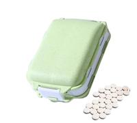 Sealed Small Medicine Box with Creation Created with Layering Creation 8 Compartments 3 Layer Pill Box for On the Go Foldable Pill Box for Storage Cont