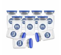 Sealed Sterile Empty Vials with Plastic Aluminum Flip - Transparent Glass Sample Storage Vials for Lab Biology Drug Cosmetics (Not Include Labels) (5mL 210PCS)