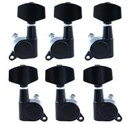 Sealed String Tuning Peg BLLNDX 6PCS Black Locking Guitar String Tuning Peg for Right Handed Electric Guitar or Acoustic Guita, 3PCS Left and 3PCS Right Sealed Machine Heads Tuners Tuning Key