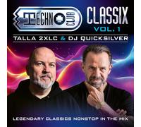 Sealed Techno Club Classix Vol. 1 2CDs Sampler CD Talla 2XLC DJ Quicksilver