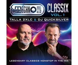 Sealed Techno Club Classix Vol. 1 2CDs Sampler CD Talla 2XLC DJ Quicksilver