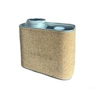 Sealed Tin Can with Double Layer Airtight Design for Outdoor Food Storage Featuring Fresh Breathing and Portable Leather Case (Wood color)
