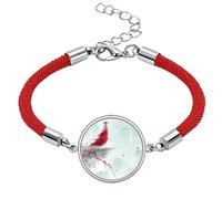 Sealed with A Kiss Chinese Watercolor Lucky Red String Bracelet Rope Bracelet Handmade