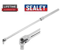 SEALEY 1/2" BREAKER BAR EXTENDABLE 480-630MM FLEXI HEAD RATCHET AK7308