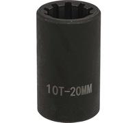 Sealey 1/2" Drive 10 Point Square Ribe Brake Caliper Socket 1/2" 20mm