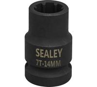Brake Caliper Socket 1/2"Sq Drive 14mm 7-Point