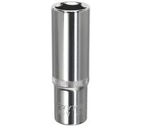Sealey 1/2" Drive Deep Hexagon WallDrive Socket Metric 1/2" 17mm