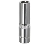 Sealey 1/2" Drive Deep Hexagon WallDrive Socket Metric