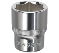 WallDrive® Socket 23mm 1/2"Sq Drive Fully Polished