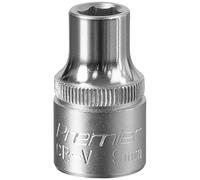 Sealey 1/2" Drive Hexagon WallDrive Socket Metric 1/2" 9mm