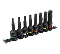 Hex Impact Socket Bit Set 8pc 1/2"Sq Dive - AK56001