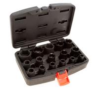 Sealey Impact Socket Set AK5624M, Metric 1/2in Square Drive, 16-Piece