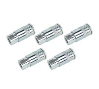 Sealey ACP15 Coupling Body Female 1/4inBsp Pack Of 5