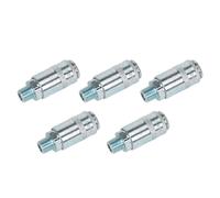 Sealey 1/4" BSPT Male Quick Coupling Body Air Coupler Connector ACP01 5pcs