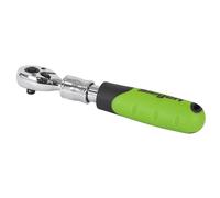 Sealey 1/4"D Ratchet Wrench Extendable Length 170-230mm Soft Grip S01282