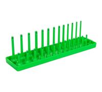 Sealey Socket Holder 1/4" Sq. Drive 4-15mm Hi-vis Green