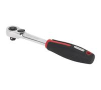 Sealey AK8980 Ratchet Wrench 1/4inSq Drive Compact Head 72-Tooth Flip Reverse Platinum Series