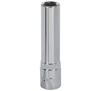 Sealey 1/4" Drive Polished Deep Hexagon WallDrive Socket Metric 1/4" 7mm