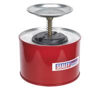 Sealey 1.9 Litre Plunger Can With Perforated Metal Flash Arrestor Red Pc19