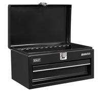 Sealey 1 Drawer Mini Steel Toolbox Black 260 x 166 x 142mm APMTB2