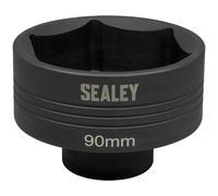 Sealey Impact Socket 90mm 1"Sq Drive Commercial Sockets Specialised DIY Tools