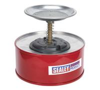 Sealey 1 Litre Plunger Can 1L With Perforated Metal Flash Arrestor - Red Pc1