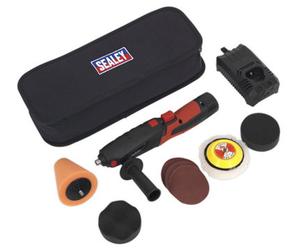 Sealey 10.8V 1.5Ah Mini Sander/polisher Kit With Soft Grip Handle Cp2812V