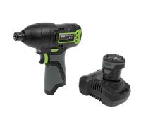 Sealey 10.8V 2Ah SV10.8 Series 1/4" Hex Drive Cordless Impact Driver Kit CP108VCID