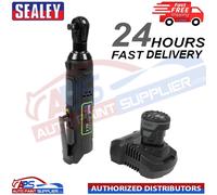 Sealey CP108VCRW Cordless Ratchet Wrench 45Nm 3/8"Sq Drive 10.8V 2Ah
