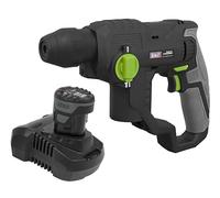 Sealey Cordless Sds Plus Rotary Hammer Drill Kit 10.8V 2Ah Sv10.8 Cp108Vsds