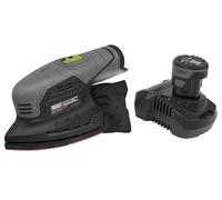 Sealey CP108VDS 10.8v Cordless Detail Sander 1 x 2ah Li-ion Battery Charger No Case