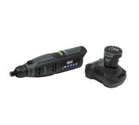 Sealey CP108VMG 10.8v Cordless Rotary Tool and 50 Piece Accessory Kit 1 x 2ah Li-ion Battery Charger No Case
