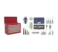 Sealey 10 Drawer Topchest with Ball-Bearing Slides & 139pc Tool Kit - AP33109COMBO