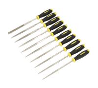 Sealey 10 Piece 100mm Diamond Needle File Set With Soft Grip Handles S0896