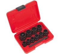 Sealey Bolt Extractor Set11 Piece 3/8" Square Drive or Spanner