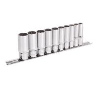 Sealey 10 Piece 3/8" Drive Deep Total Drive Spline Torx Socket Set