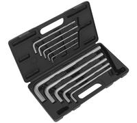 Sealey Ak6143 Jumbo Hex Key Set 10Pc Extra-Long Metric