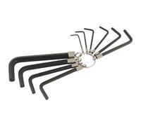 Sealey AK6148 Hex Key Set On Ring 10Pc Metric