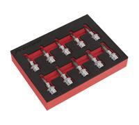 Sealey 10 piece 3/8" Drive TRX-Star* Socket Bit Set
