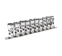 Sealey Ak2710 Universal Joint Socket Set 3/8Sq Drive 6Pt Walldrive 10Pc Metric