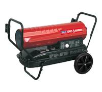Sealey 100,000Btu/Hr Space Warmer Kerosene Diesel With Wheels Safety Cut-out