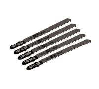 Sealey 100mm 10Tpi Hard Wood Jigsaw Blade Downward Cut - Pack Of 5 Sjbt101Br